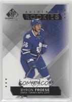 Authentic Rookies - Byron Froese (15-16 UD Portfolio Update) #/56