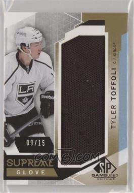 2015-16 SP Game-Used - Supreme Relics - Gloves #PA-TT - Tyler Toffoli /15