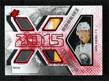 2015-16 SPx - [Base] - Red #172 - Rookie Patch - Jack Eichel /50