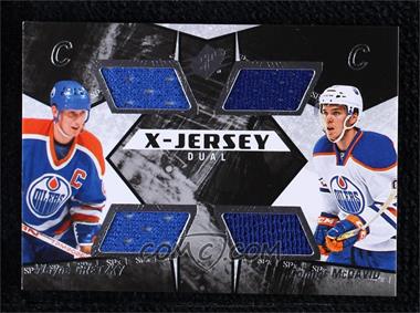 2015-16 SPx - X-Jersey Dual #XD-MG - Wayne Gretzky, Connor McDavid