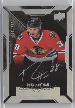 2015-16 UD Black - [Base] #39 - Lustrous Rookies Signatures - Ryan Hartman /299