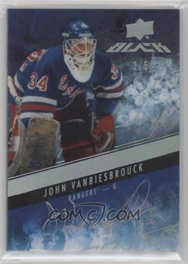 2015-16 UD Black - Black Ice Signatures - Spectrum #BI-JV - John Vanbiesbrouck /5