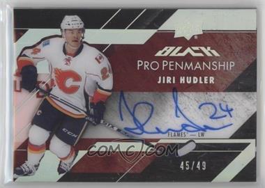 2015-16 UD Black - Pro Penmanship - Spectrum #PEN-JH - Jiri Hudler /49