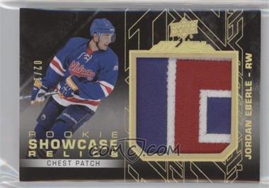 2015-16 UD Black - Rookie Showcase Relics Jumbo Patch - Chest Patch #RSR-EB - Jordan Eberle /15