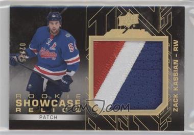 2015-16 UD Black - Rookie Showcase Relics Jumbo Patch #RSR-ZK - Zack Kassian /25