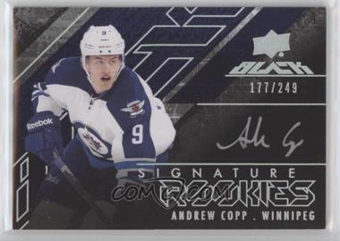 2015-16 UD Black - Signature Rookies #SR-AC - Andrew Copp /249