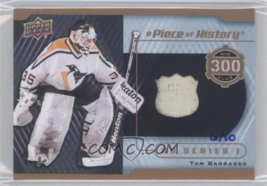 2015-16 Upper Deck - A Piece of History 300 Win Club - Patch #300-TB - Tom Barrasso /10