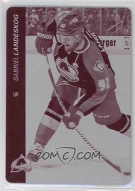 2015-16 Upper Deck - [Base] - Printing Plate Magenta #47 - Gabriel Landeskog /1