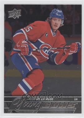 2015-16 Upper Deck - [Base] - Silver Foil Board #212 - Young Guns - Jacob de la Rose