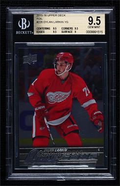 2015-16 Upper Deck - [Base] - Silver Foil Board #228 - Young Guns - Dylan Larkin [BGS 9.5 GEM MINT]