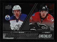 Young Guns Checklist - Connor McDavid, Sam Bennett