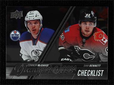 2015-16 Upper Deck - [Base] - Silver Foil Board #250 - Young Guns Checklist - Connor McDavid, Sam Bennett