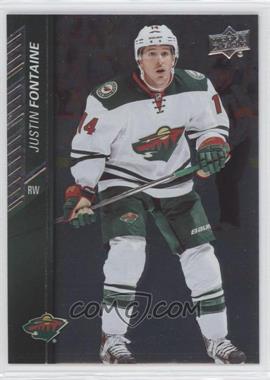 2015-16 Upper Deck - [Base] - Silver Foil Board #345 - Justin Fontaine