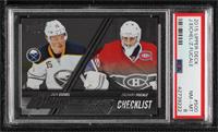 Young Guns Checklist - Jack Eichel, Zachary Fucale [PSA 8 NM‑MT]