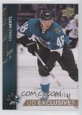 2015-16 Upper Deck - [Base] - UD Exclusives #156 - Tomas Hertl /100