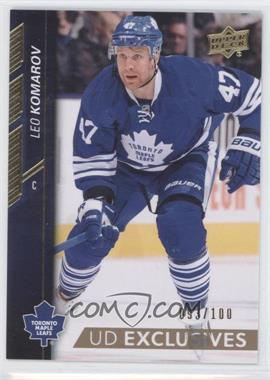 2015-16 Upper Deck - [Base] - UD Exclusives #174 - Leo Komarov /100