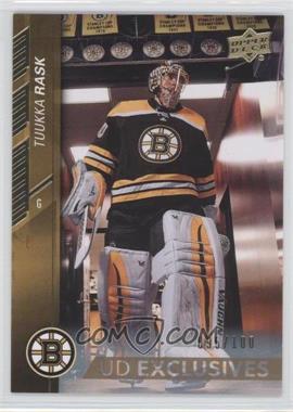 2015-16 Upper Deck - [Base] - UD Exclusives #20 - Tuukka Rask /100