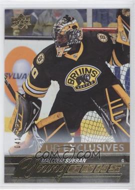 2015-16 Upper Deck - [Base] - UD Exclusives #211 - Young Guns - Malcolm Subban /100