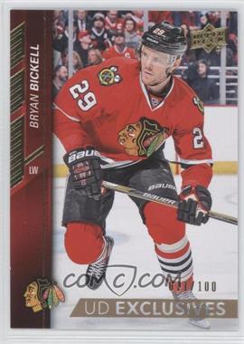 2015-16 Upper Deck - [Base] - UD Exclusives #39 - Bryan Bickell /100