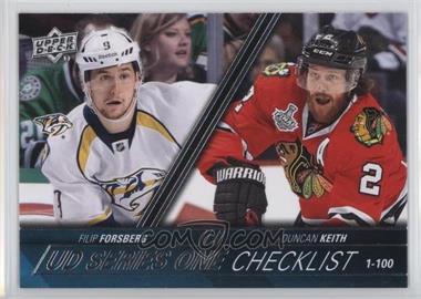 2015-16 Upper Deck - [Base] #199 - Checklist - Duncan Keith, Filip Forsberg