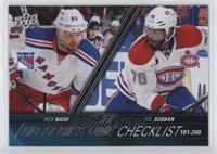 Checklist - P.K. Subban, Rick Nash