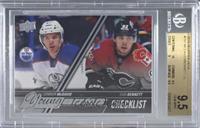 Young Guns Checklist - Connor McDavid, Sam Bennett [BGS 9.5 GEM …