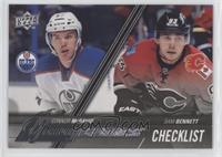 Young Guns Checklist - Connor McDavid, Sam Bennett