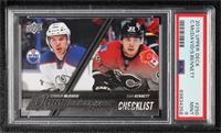 Young Guns Checklist - Connor McDavid, Sam Bennett [PSA 9 MINT]