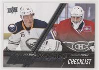 Young Guns Checklist - Jack Eichel, Zachary Fucale