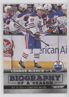 2015-16 Upper Deck - Biography of a Season Connor McDavid #BIOCM-7 - Connor McDavid