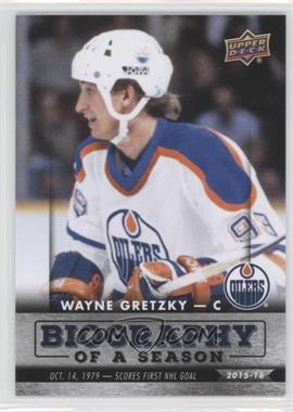 2015-16 Upper Deck - Biography of a Season Wayne Gretzky #BIOWG-2 - Wayne Gretzky
