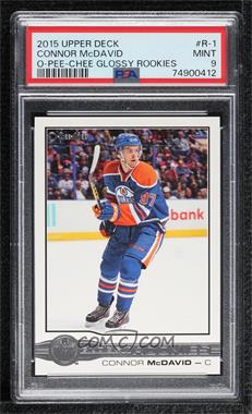 2015-16 Upper Deck - O-Pee-Chee Glossy Rookies #R-1 - Connor McDavid [PSA 9 MINT]