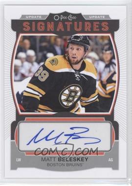 2015-16 Upper Deck - O-Pee-Chee Update Signatures #US-MB - Matt Beleskey