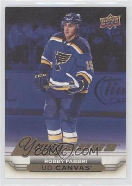 2015-16 Upper Deck - UD Canvas #C118 - Young Guns - Robby Fabbri