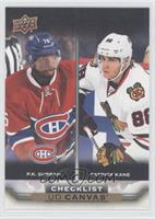 Checklist - P.K. Subban, Patrick Kane