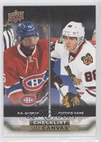 Checklist - P.K. Subban, Patrick Kane