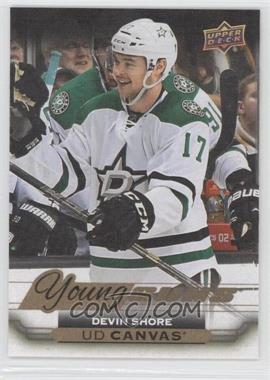 2015-16 Upper Deck - UD Canvas #C229 - Young Guns - Devin Shore