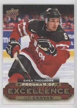 2015-16 Upper Deck - UD Canvas #C268 - Program of Excellence - Shea Theodore