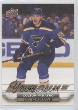 2015-16 Upper Deck - UD Canvas #C93 - Young Guns - Colton Parayko