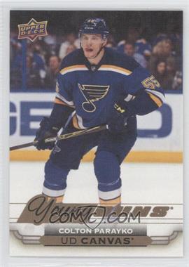 2015-16 Upper Deck - UD Canvas #C93 - Young Guns - Colton Parayko