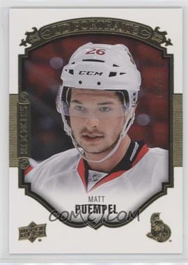 2015-16 Upper Deck - UD Portraits - Gold Foil #P-60 - Matt Puempel /99