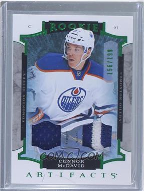 2015-16 Upper Deck Artifacts - [Base] - Emerald Jersey/Patch #205 - Rookies - Connor McDavid /199