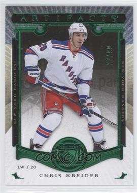 2015-16 Upper Deck Artifacts - [Base] - Emerald #86 - Chris Kreider /99