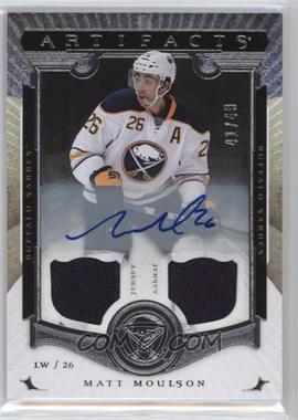 2015-16 Upper Deck Artifacts - [Base] - Silver Material Autographs #87 - Matt Moulson /49