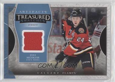 2015-16 Upper Deck Artifacts - Treasured Swatches - Blue #TS-JH - Jiri Hudler