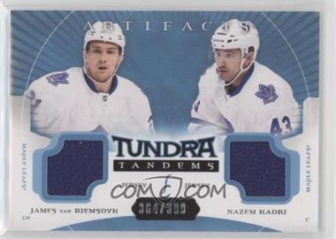 2015-16 Upper Deck Artifacts - Tundra Tandems - Blue #TT-VK - James van Riemsdyk, Nazem Kadri /399