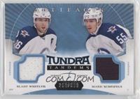 Blake Wheeler, Mark Scheifele #/399