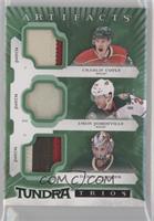 Charlie Coyle, Jason Pominville, Darcy Kuemper #/12