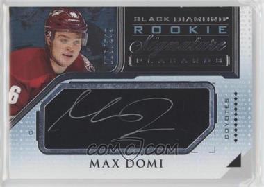 2015-16 Upper Deck Black Diamond - Rookie Signature Placards #RSP-MD - Max Domi /249
