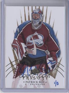 2015-16 Upper Deck Buybacks - Buyback Autographs #93 - Patrick Roy (14-15 Trilogy) /5